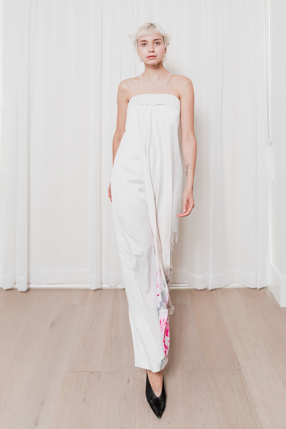 Satin Origami Jumpsuit