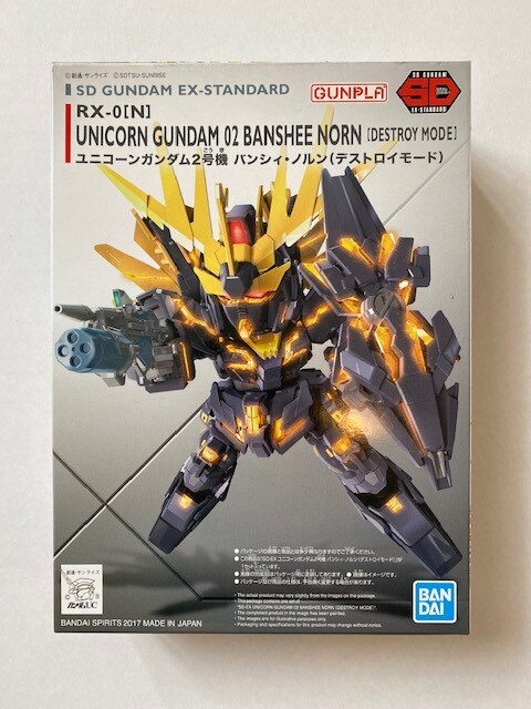 Bandai SD Gundam Ex-Standard UNICORN GUNDAM 02 BANSHEE NORN Non Scale Kit