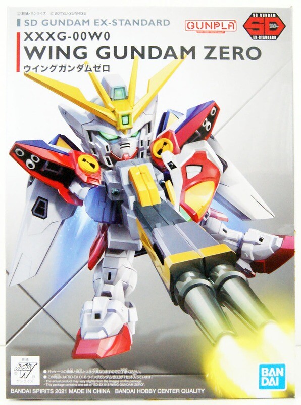 Bandai SD Gundam Ex-Standard Wing Gundam Zero Plastic Model