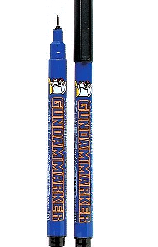 GSI Creos Mr.Hobby GM01 Gundam Marker Sumiire (Thin) Black