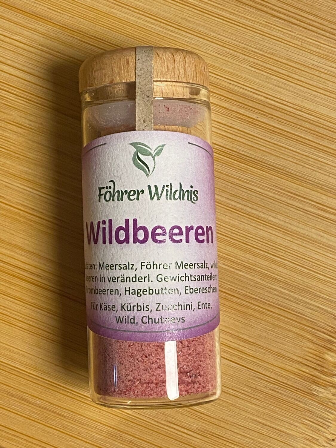 Meersalz mit Wildbeeren von Föhr  30 g