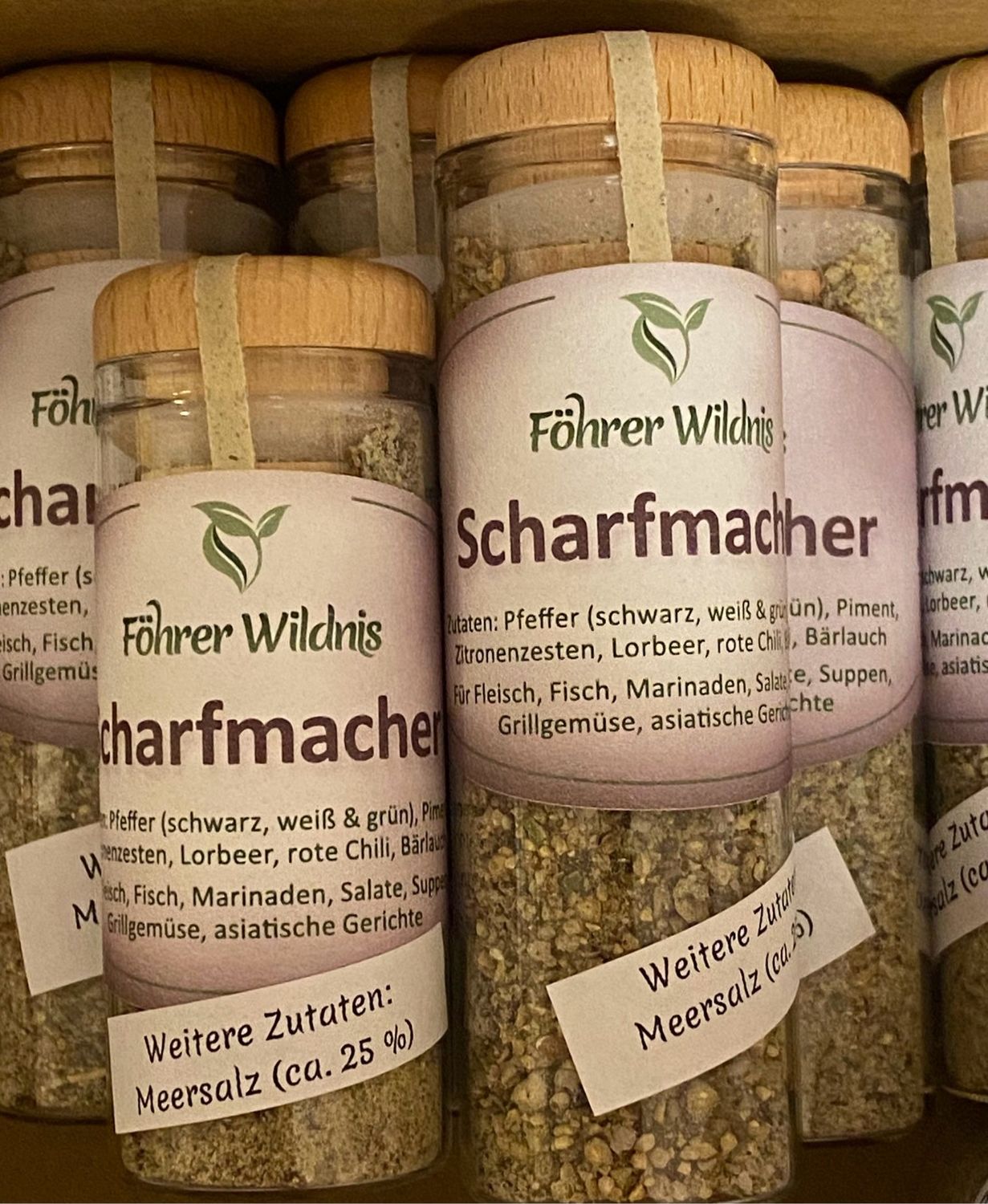 Scharfmacher - Gewürz mit 45 % Meersalz  - 25 g