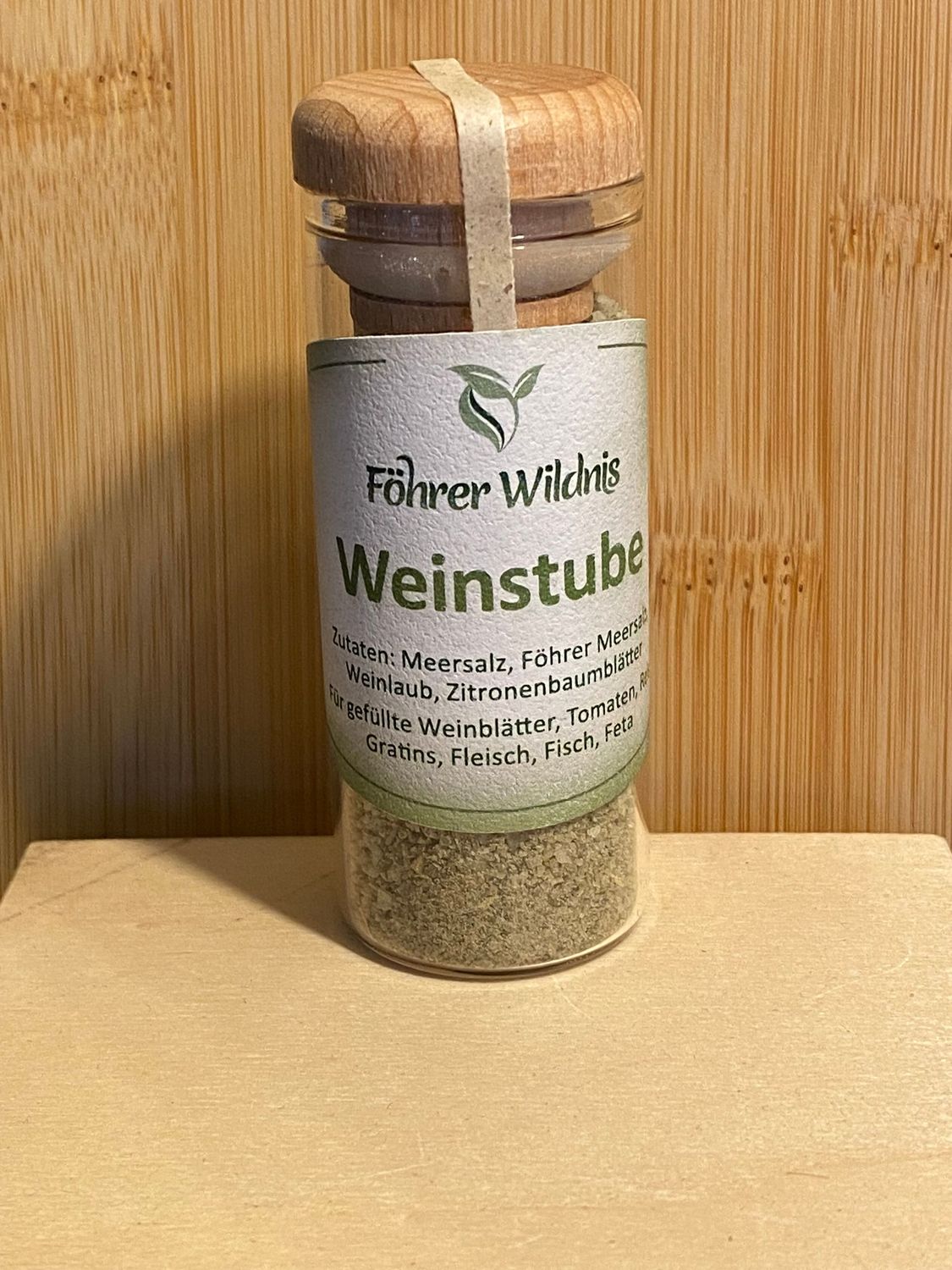 Meersalz Weinstube mit Föhrer Weinlaub  30 g
