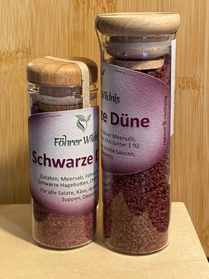 Rarität: Schwarze Düne - Hagebutte mit einem Hauch  Chili -30 g