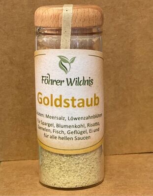 Föhrer Goldstaub  - Meersalz mit Löwenzahnblüten  40 g