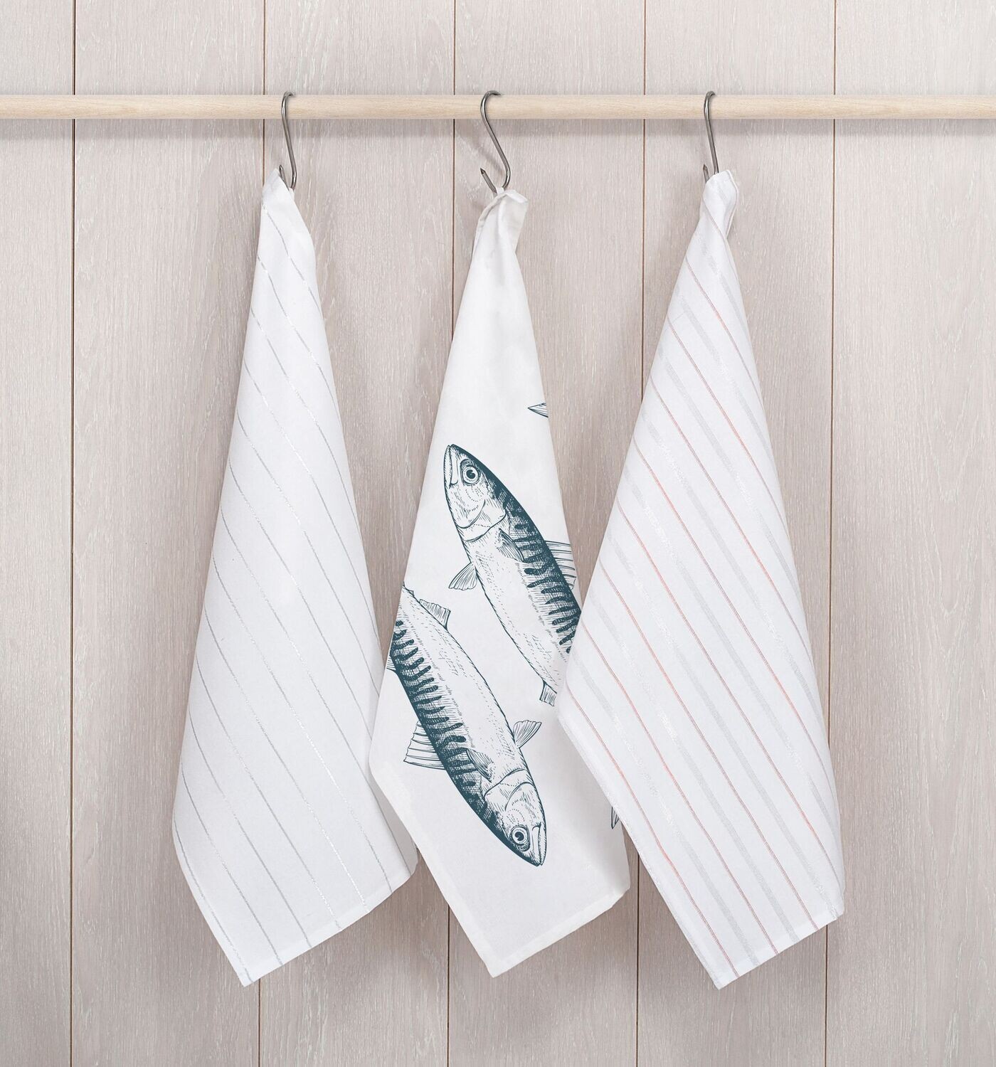 Mackerel Tea Towel