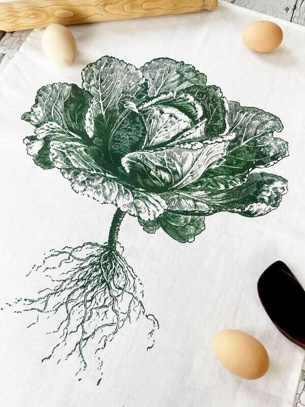 Cabbage Tea Towel