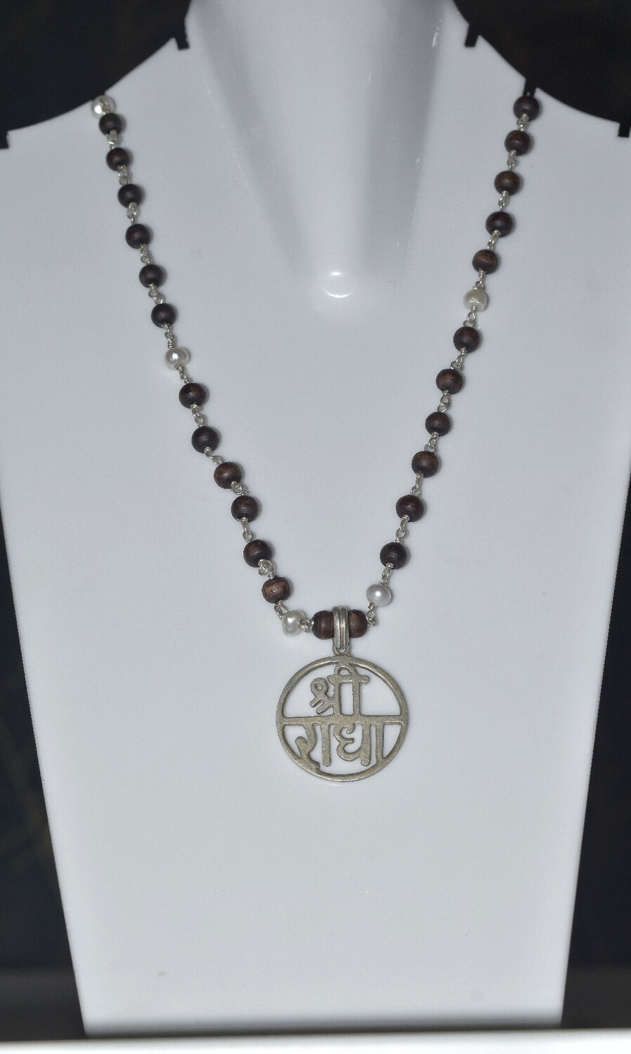 Sri Radha Pendant Tulasi Necklace