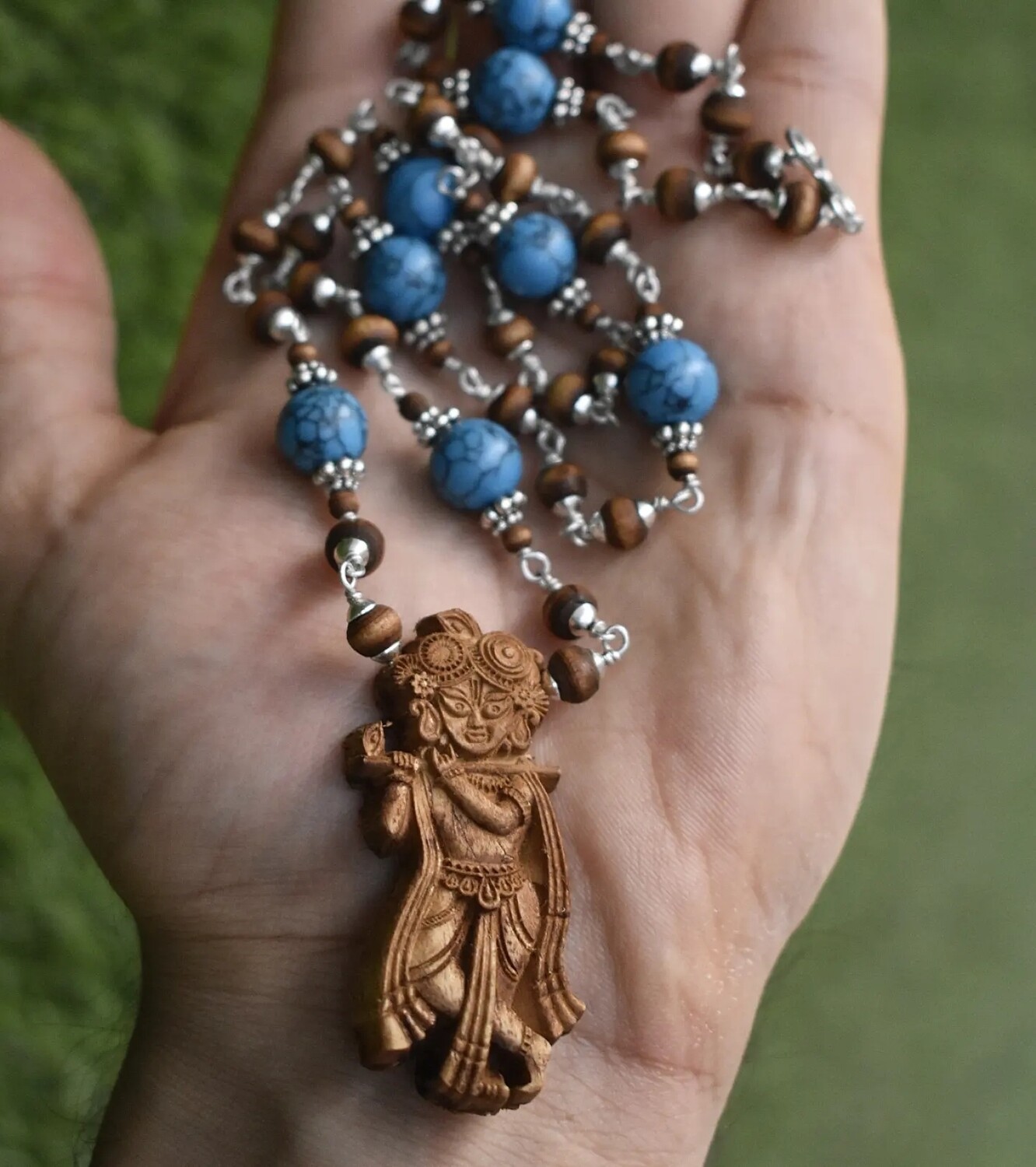 Krishna Bansi Pendant Mala