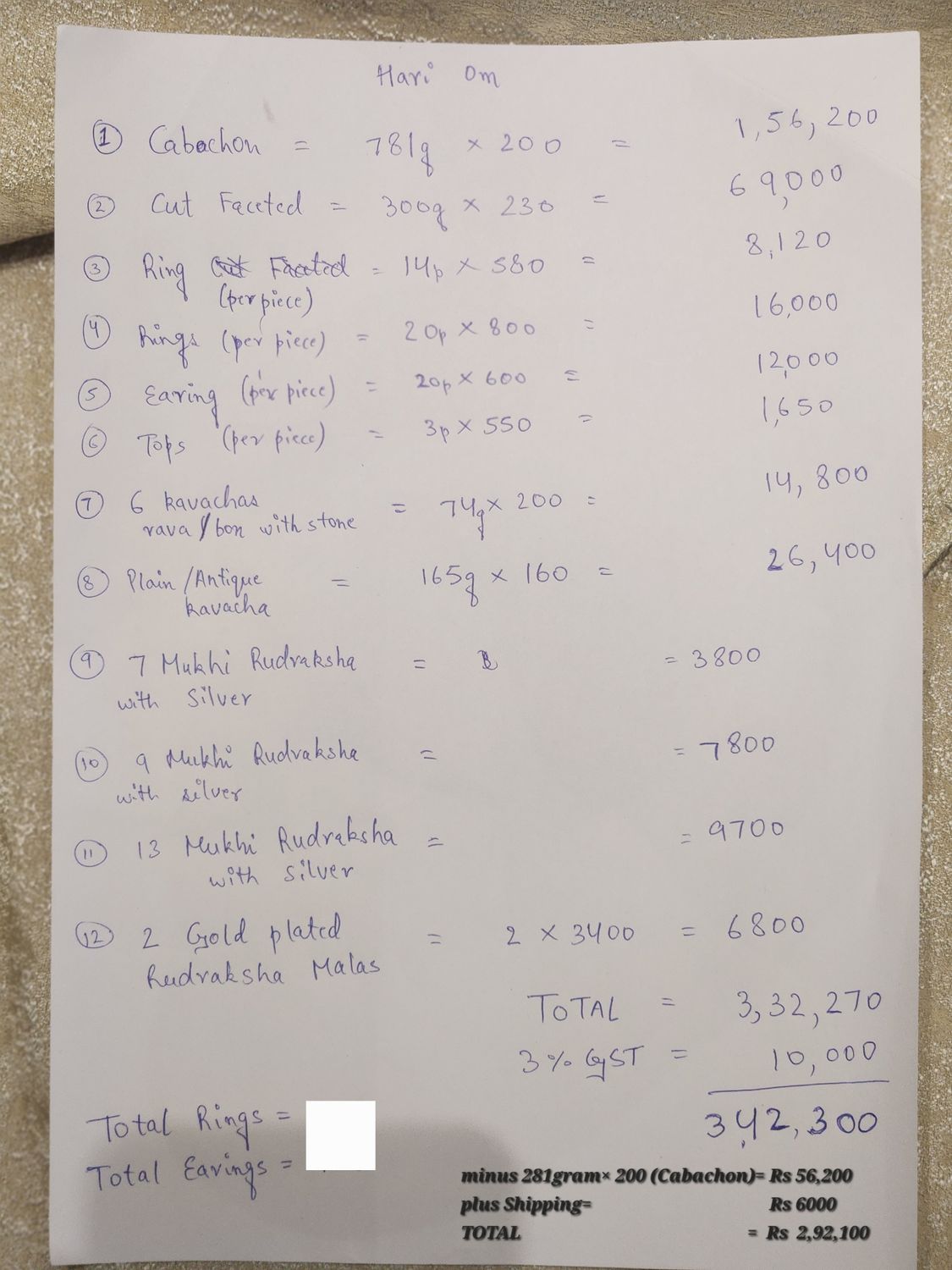 Belgium Whole Sale Order 3