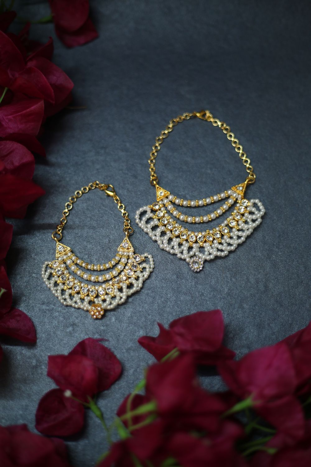 Sakhi Pearl Choker Set of 2