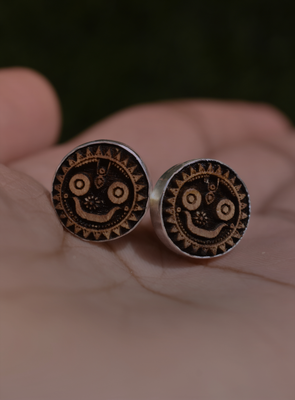 Silver Ear Studs/ Tulasi Earings