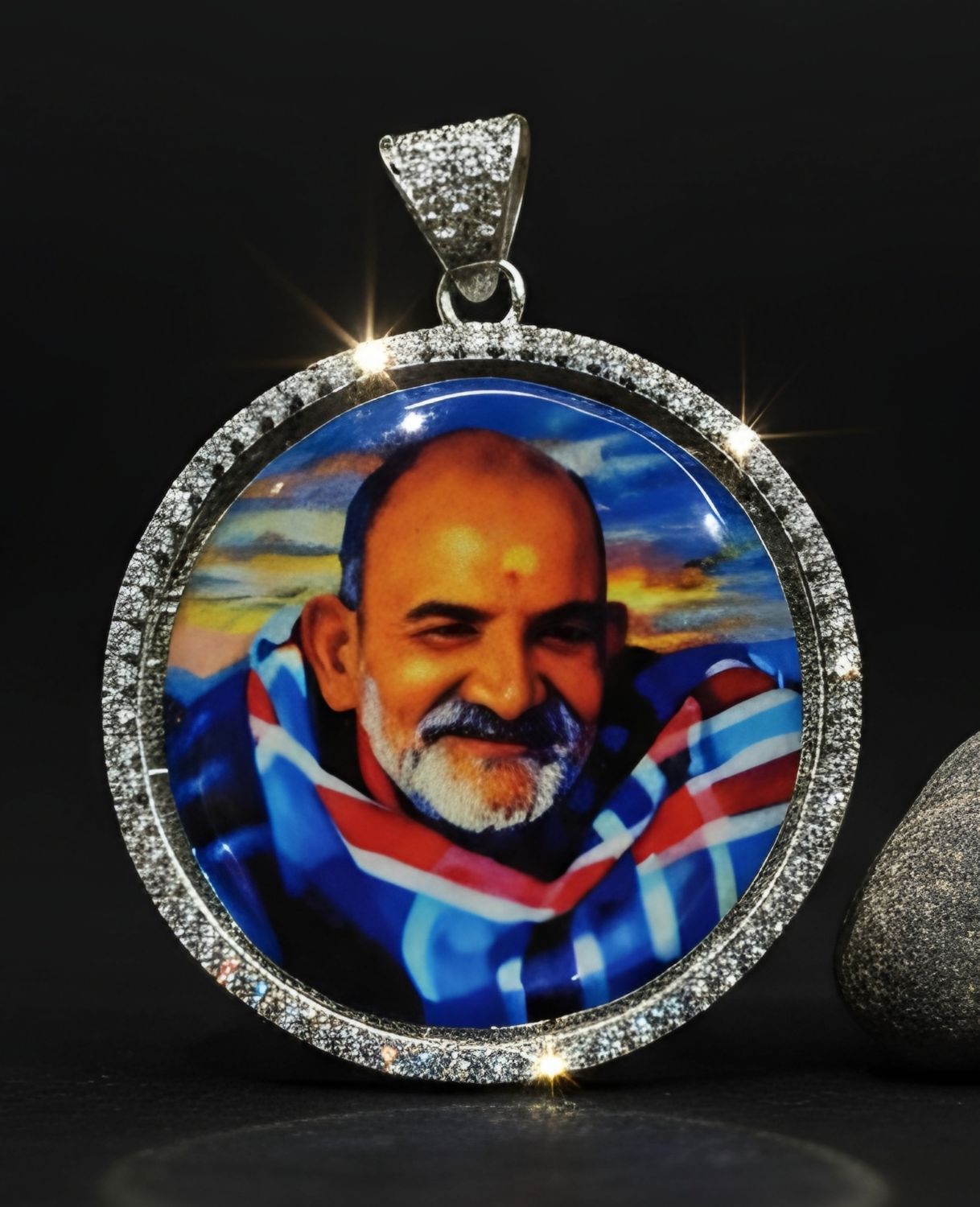 Neem Karoli Baba AD Pendant