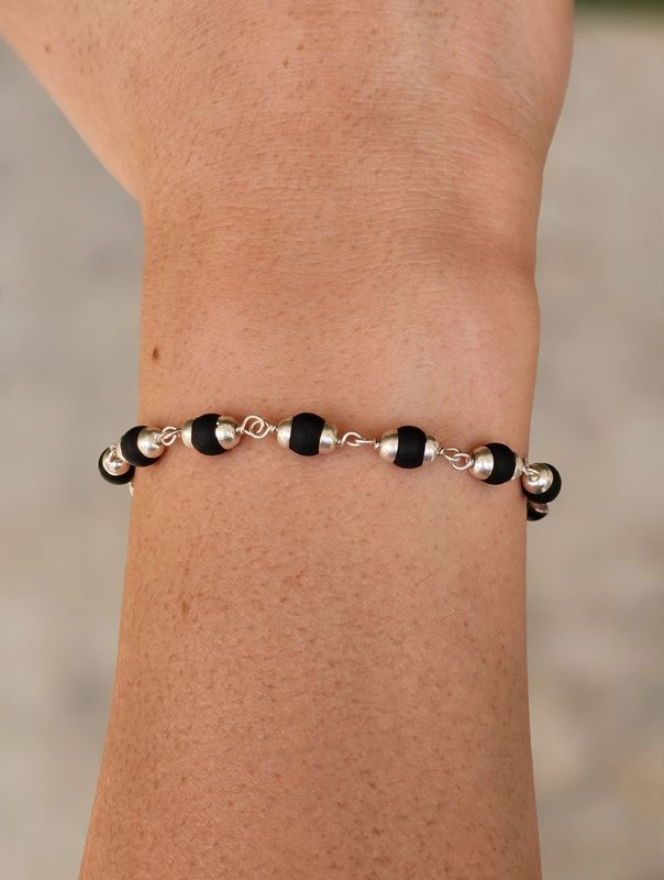 Classic Silver Tulasi Bracelet