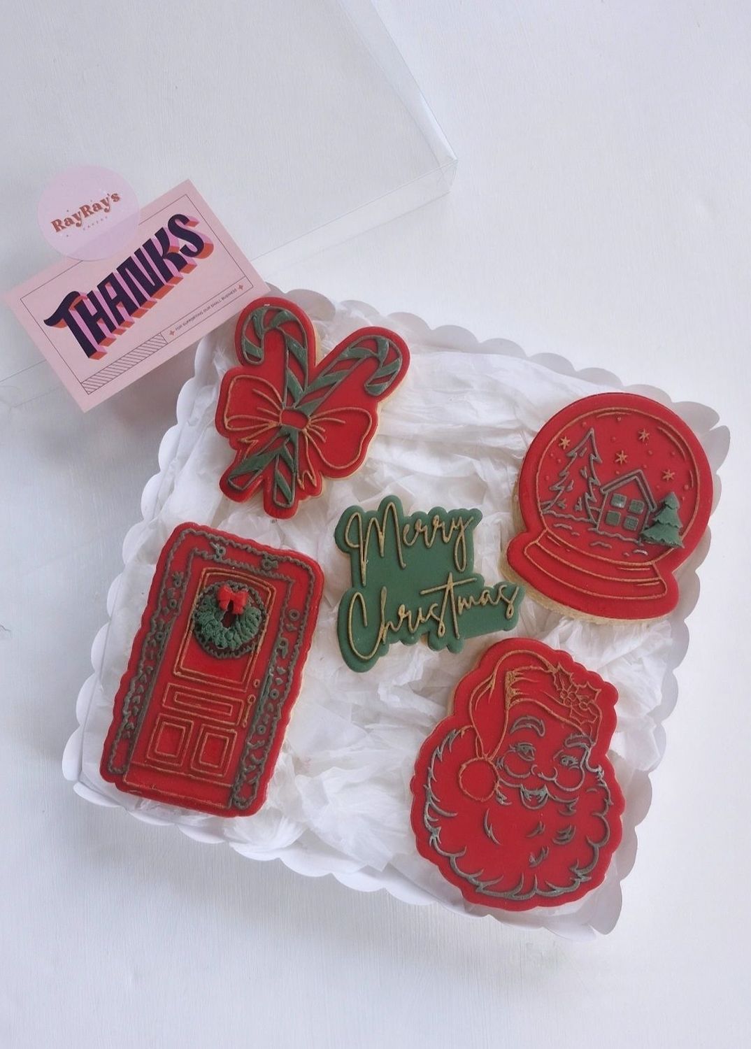 Classic Christmas Cookie Gift Box