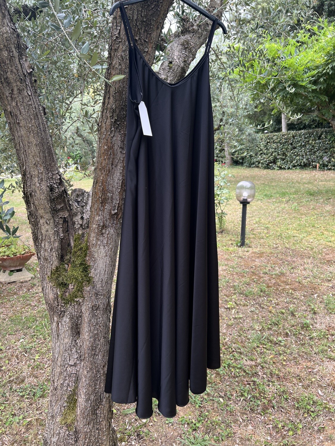 SlipDress Satin, Colore: Nero