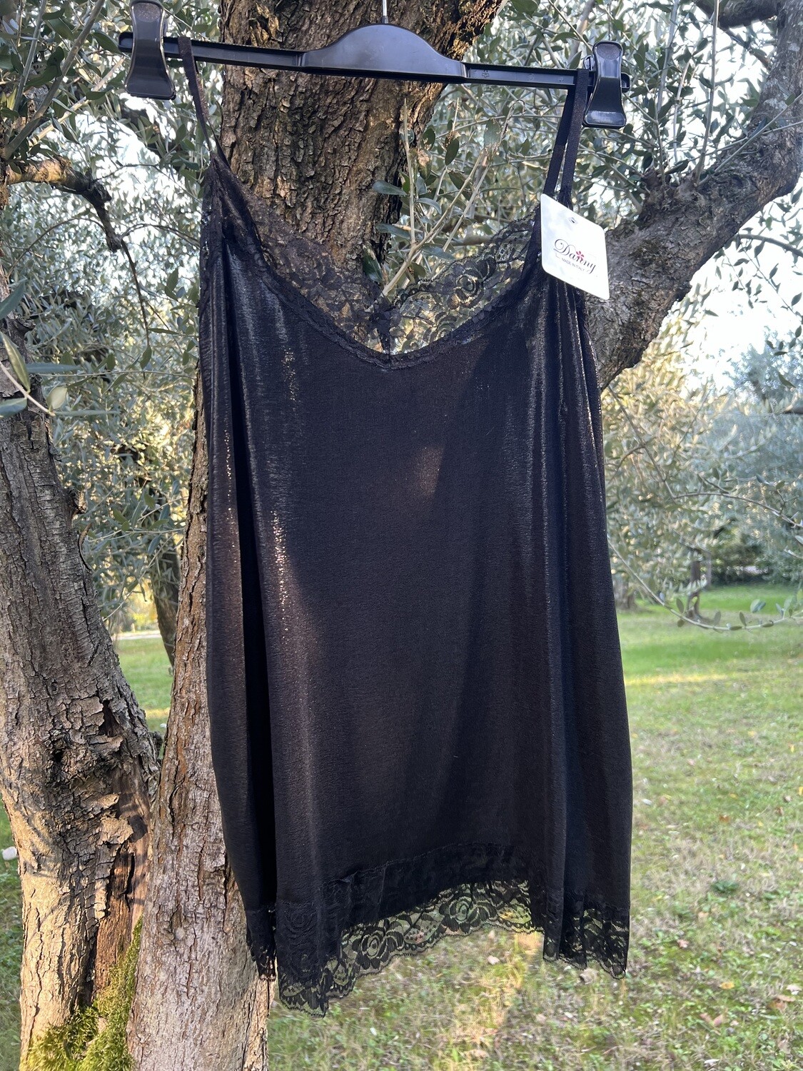 Canotta Linger, Colore: Nero