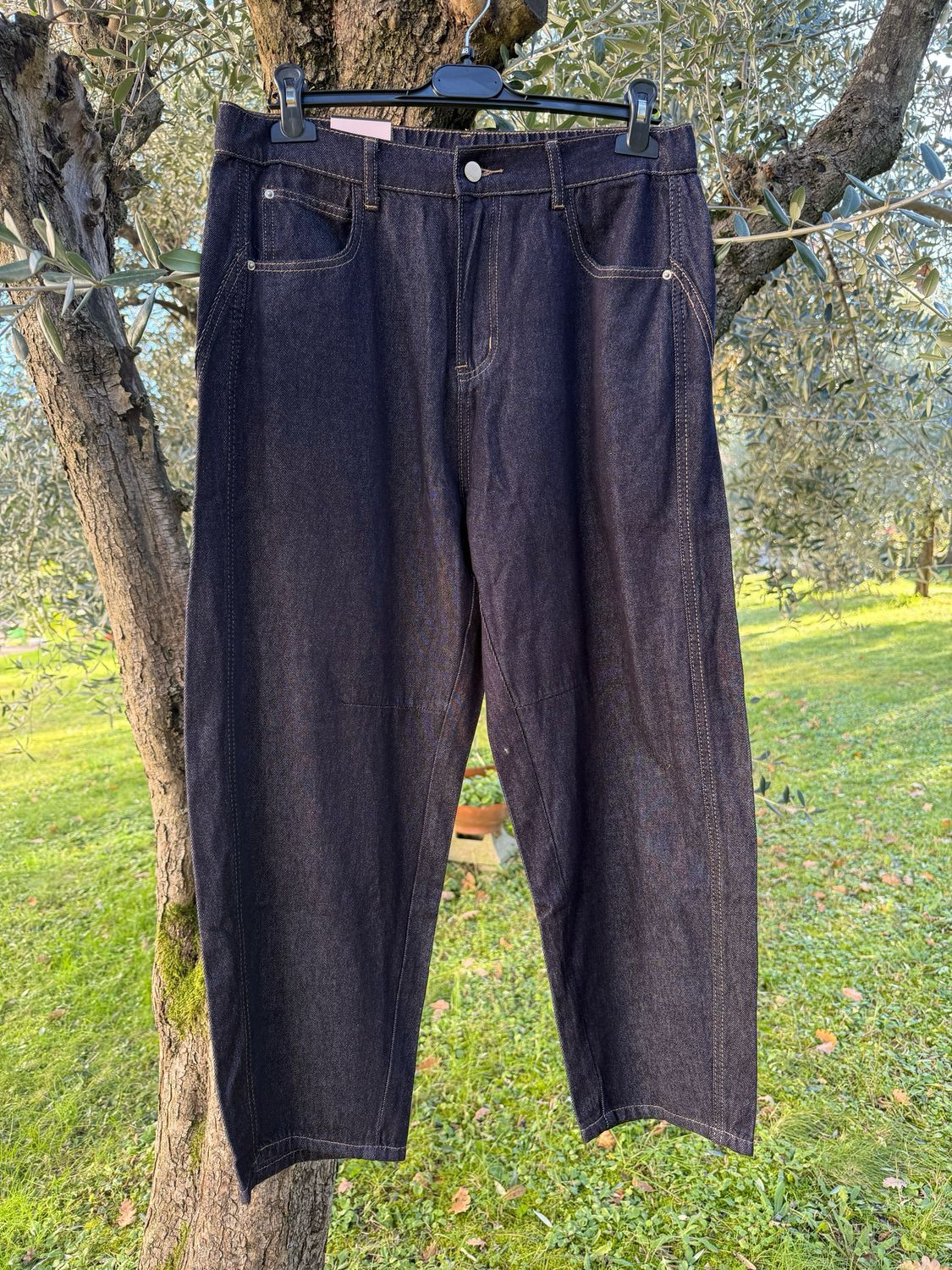 Jeans Mum Blu
