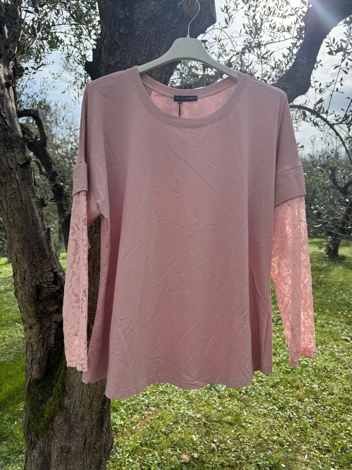 Tee Manica Pizzo