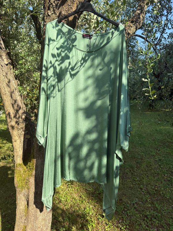 Poncho Seta e Viscosa