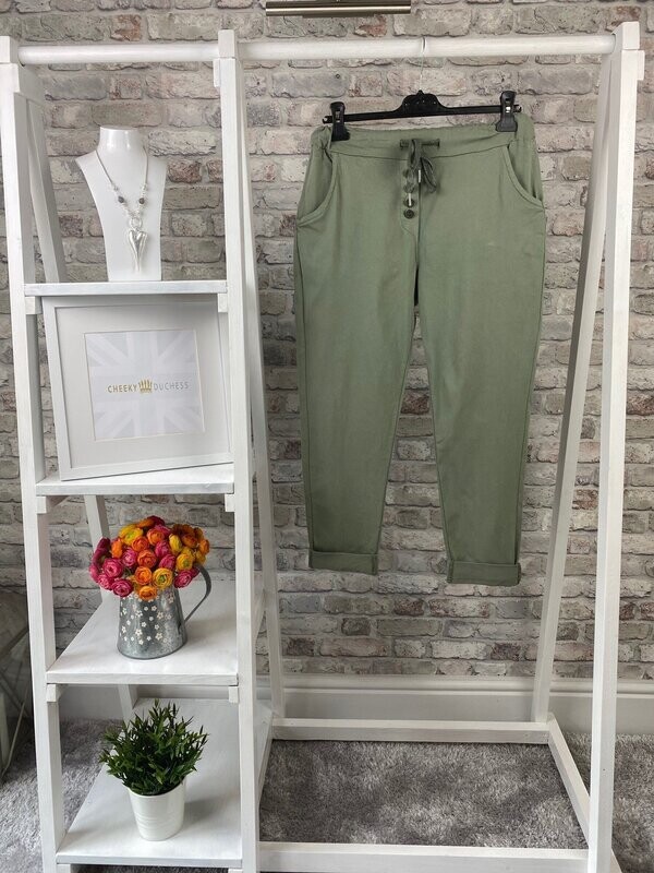 Magic Trousers -Stretch (Khaki)