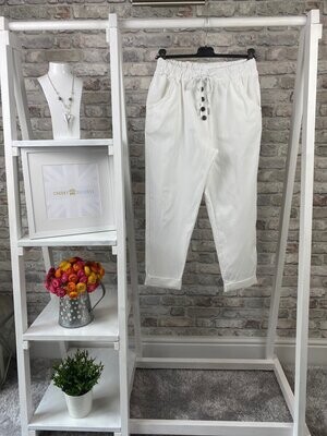 Magic Trousers - Stretch (White)