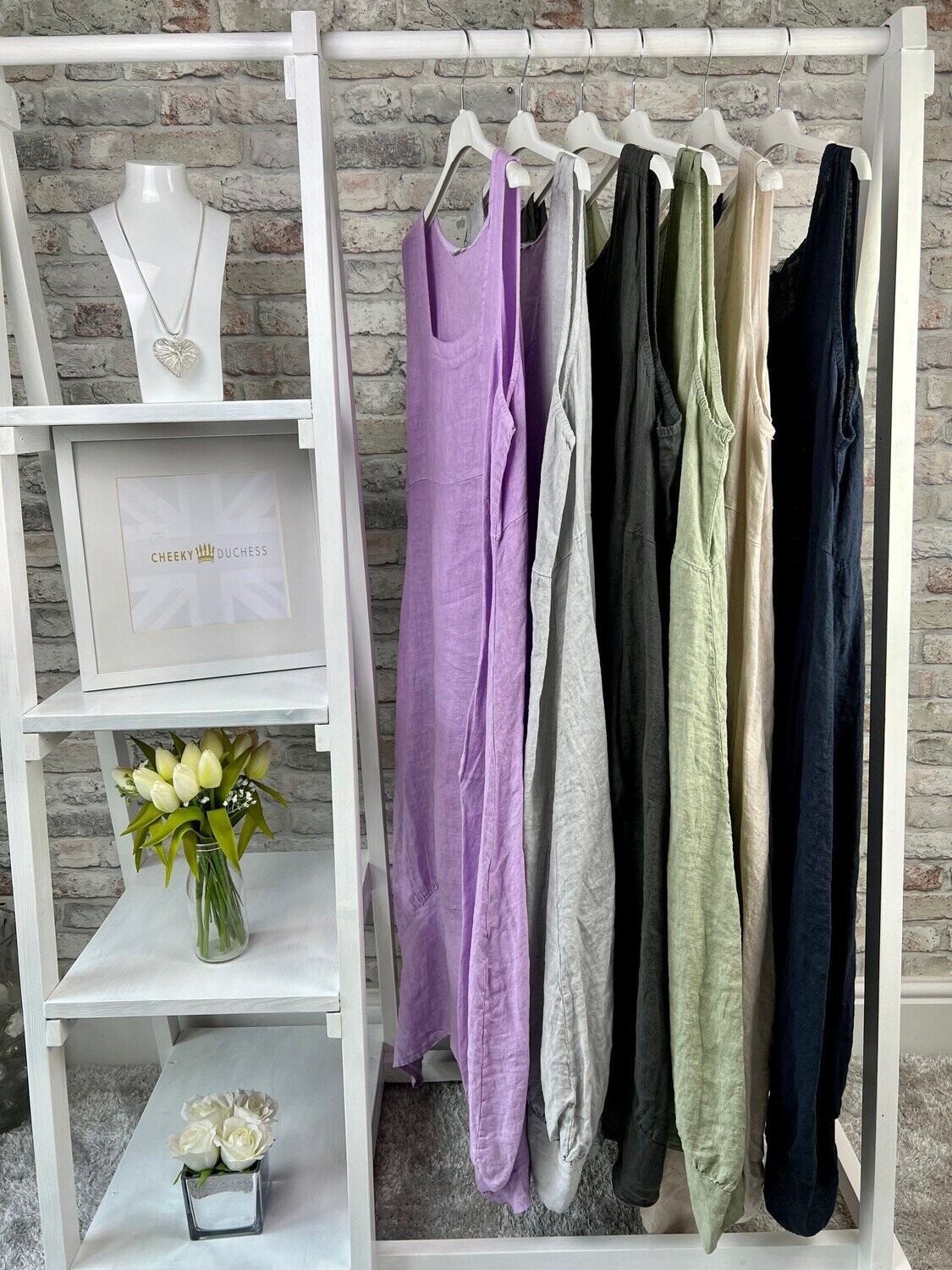 Linen Tunic Dress - 100% Linen