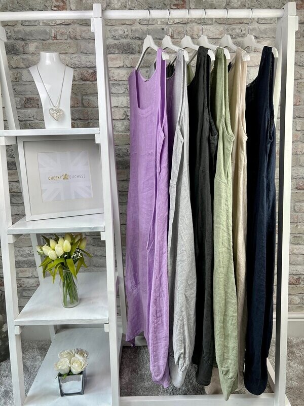 Linen Tunic Dress -  100% Linen