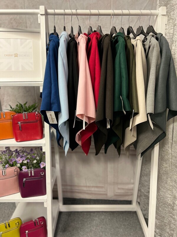Cashmere/Wool Ponchos