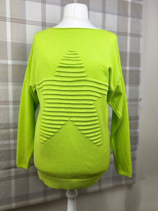 Star Jumper - Pale Green