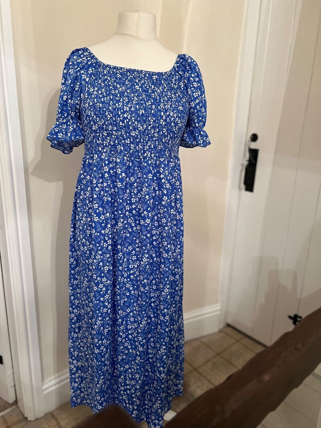 Ditsy Dress Blue