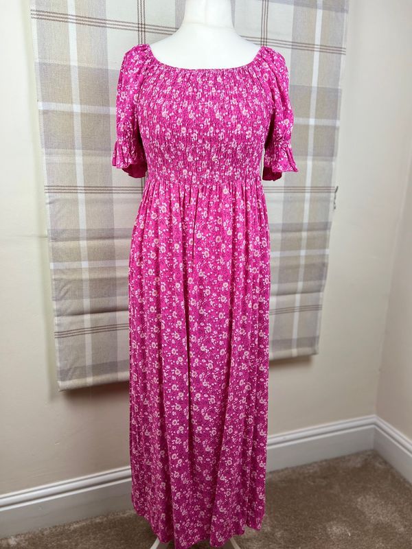 Ditsy Dress Pink