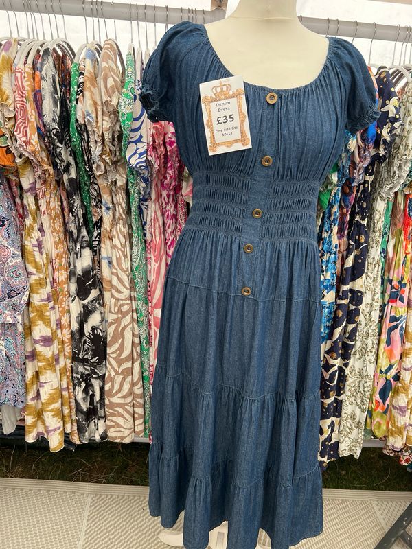 Denim Midi Dress