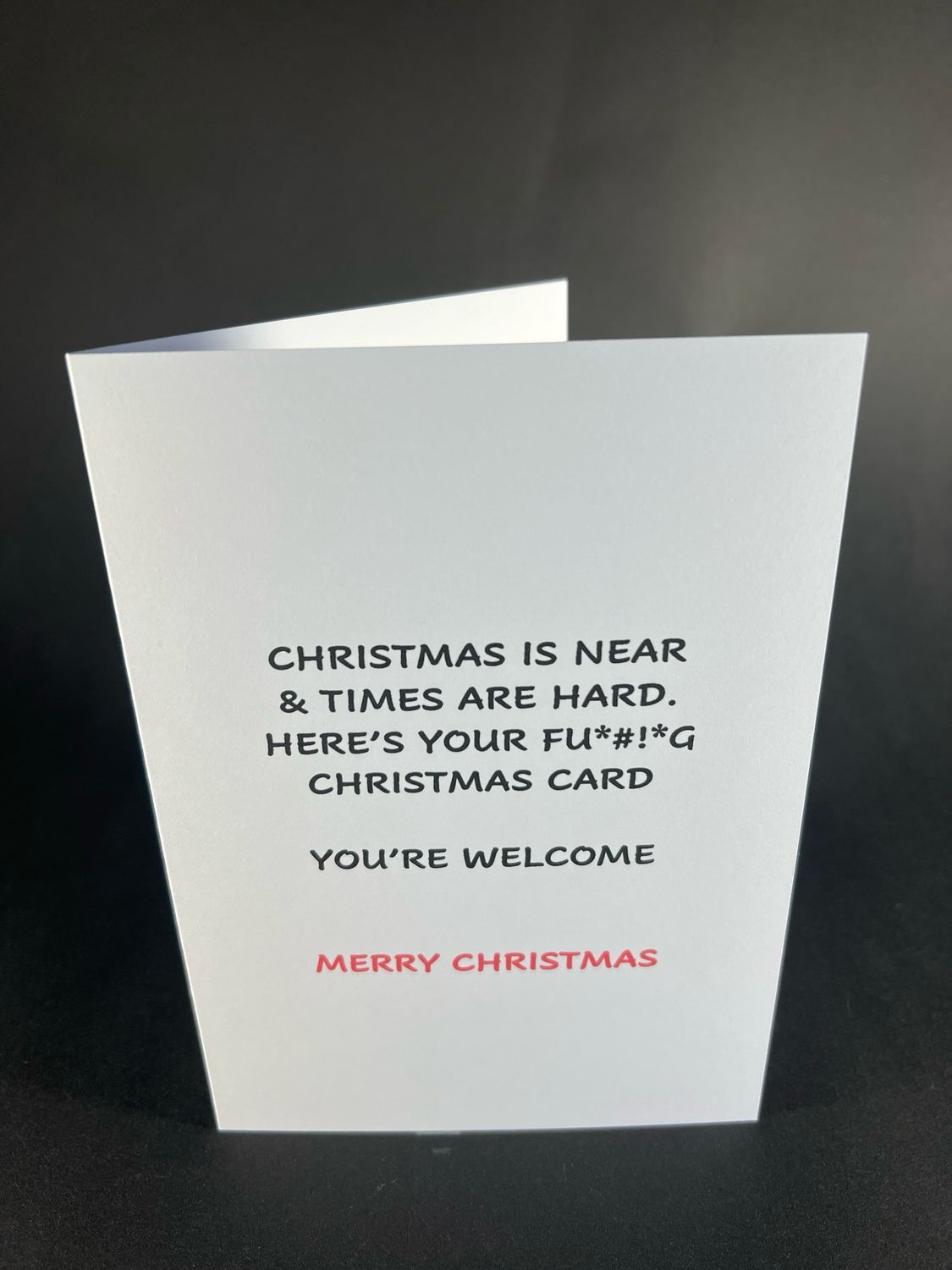 X06 Xmas Cheeky Card
