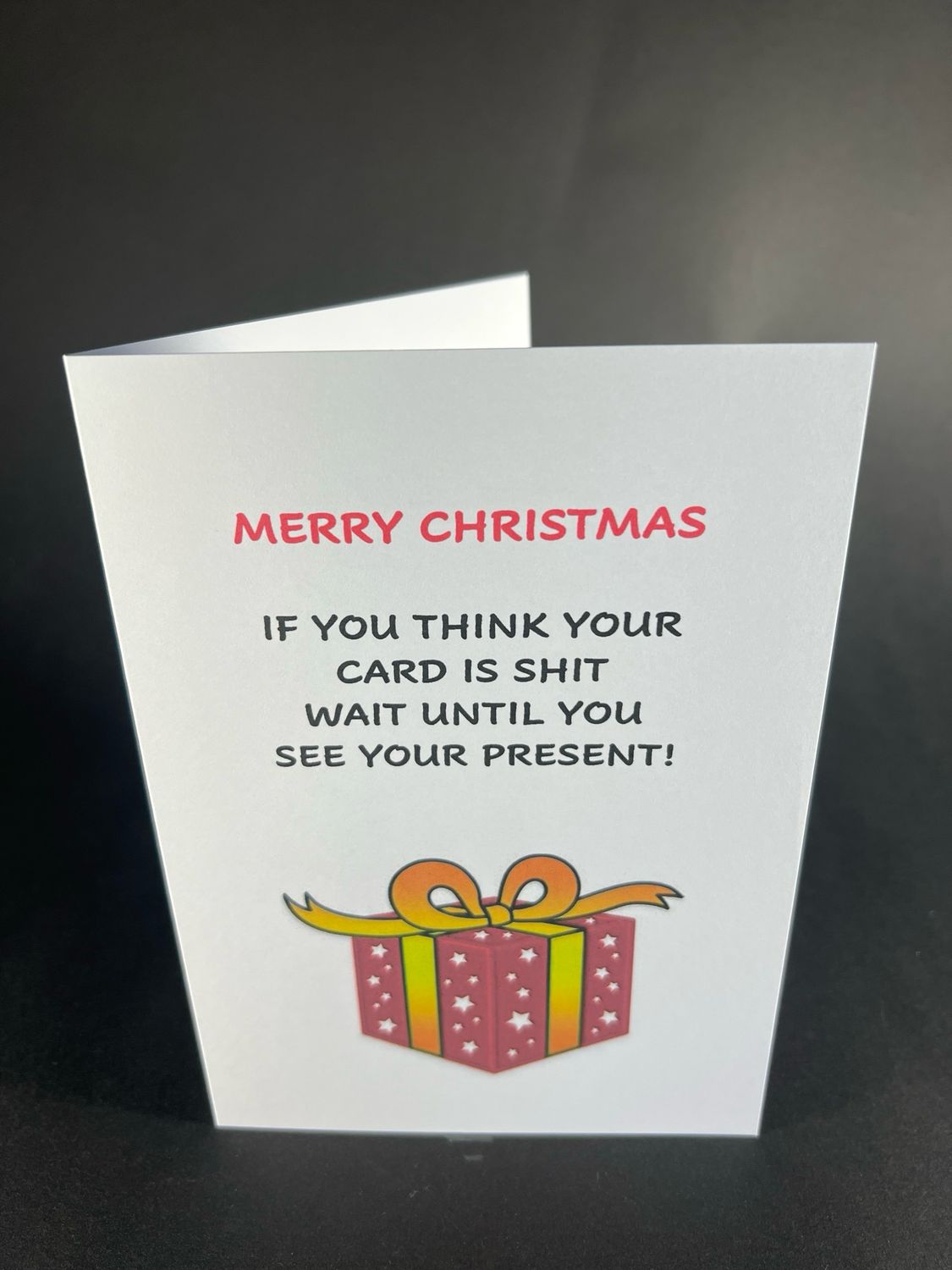 X09 Xmas Cheeky Card