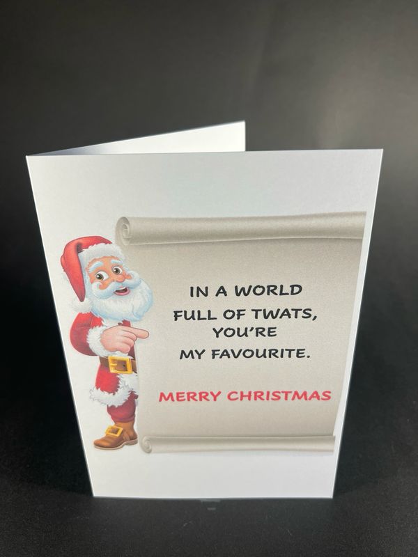 X10 Xmas Cheeky Card