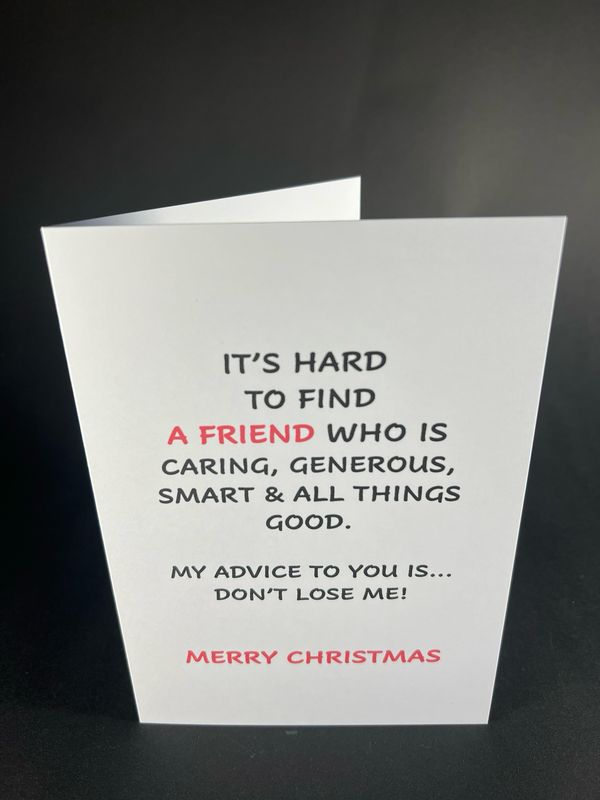 X12 Xmas Cheeky Card