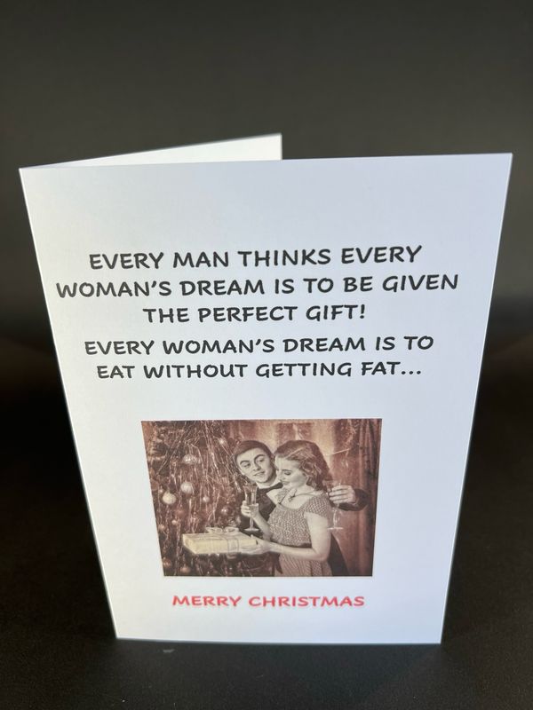 X022 Xmas Cheeky Card