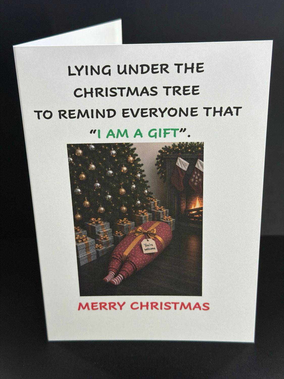 X14 Xmas Cheeky Card