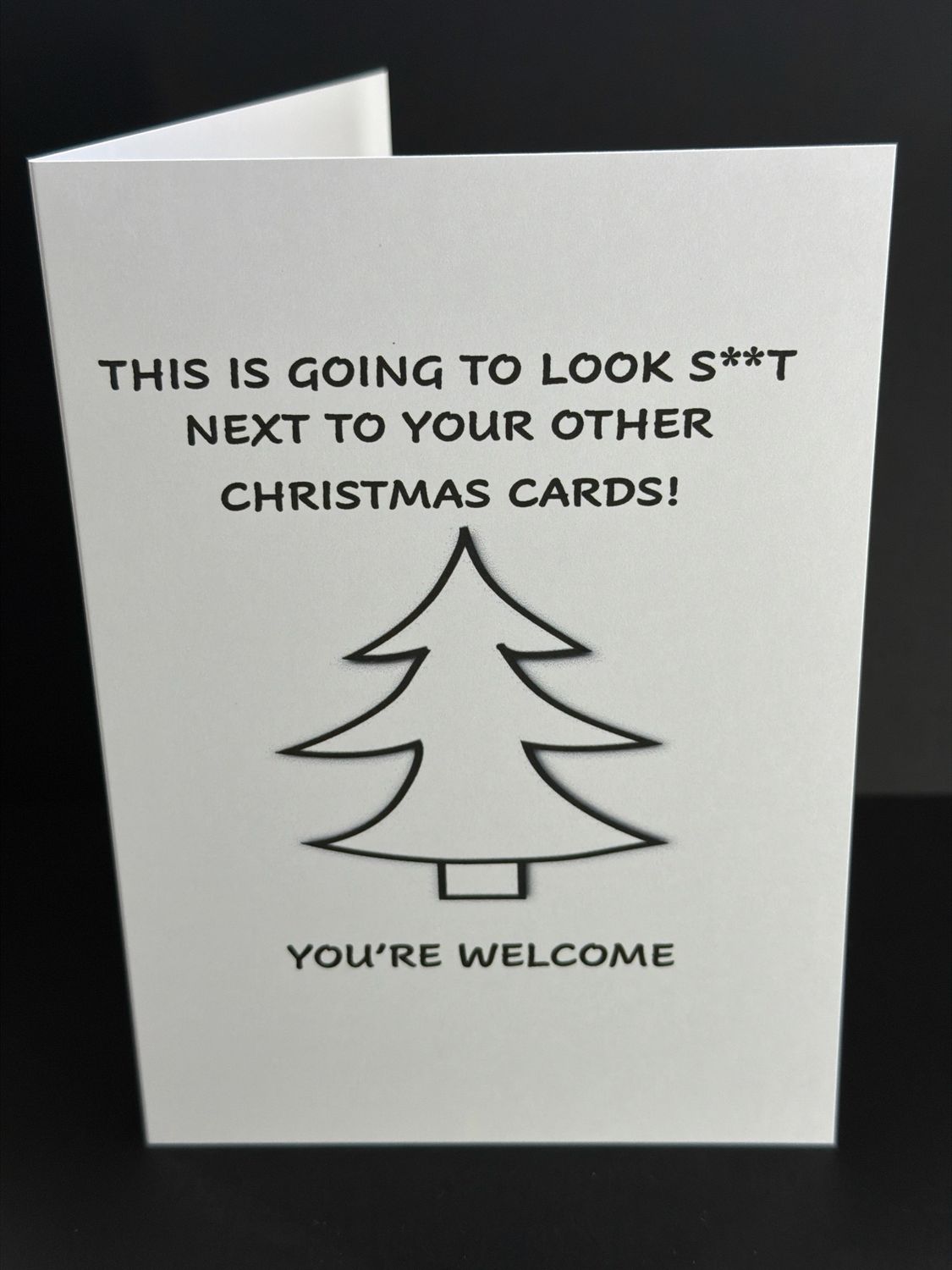 X15 Xmas Cheeky Card