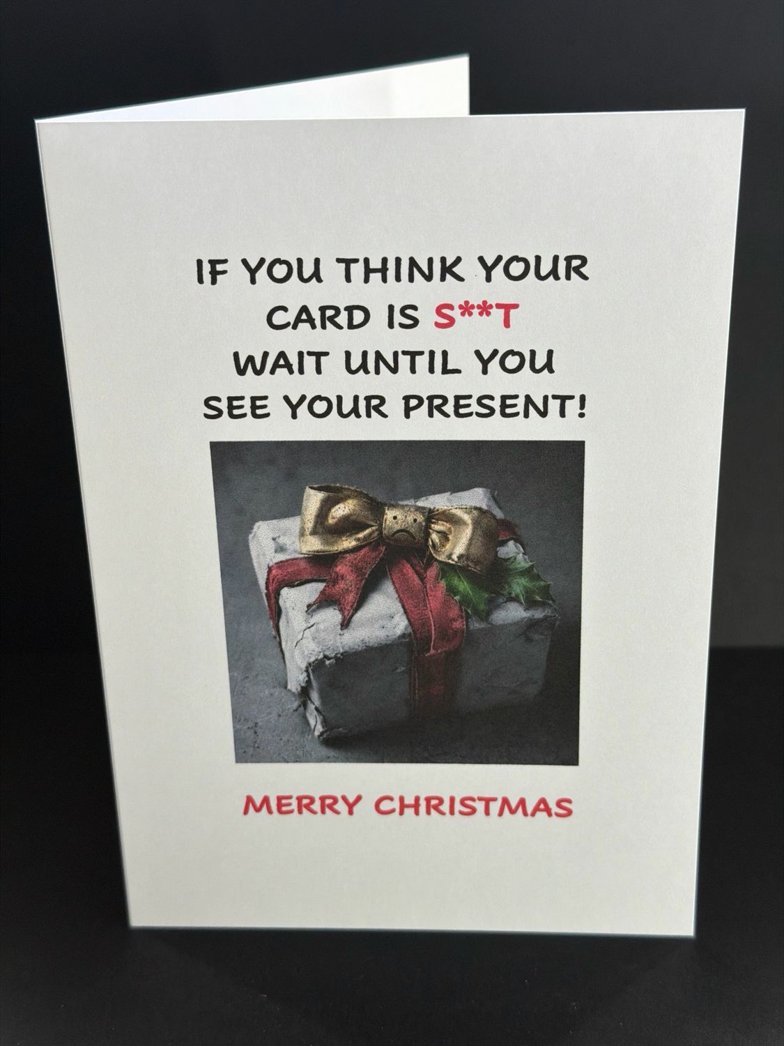 X09 Xmas Cheeky Card