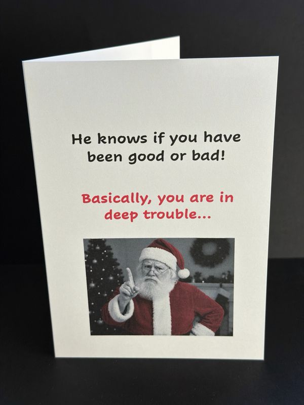 X04 Xmas Cheeky Card