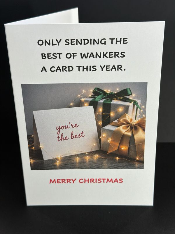 X18 Xmas Cheeky Card