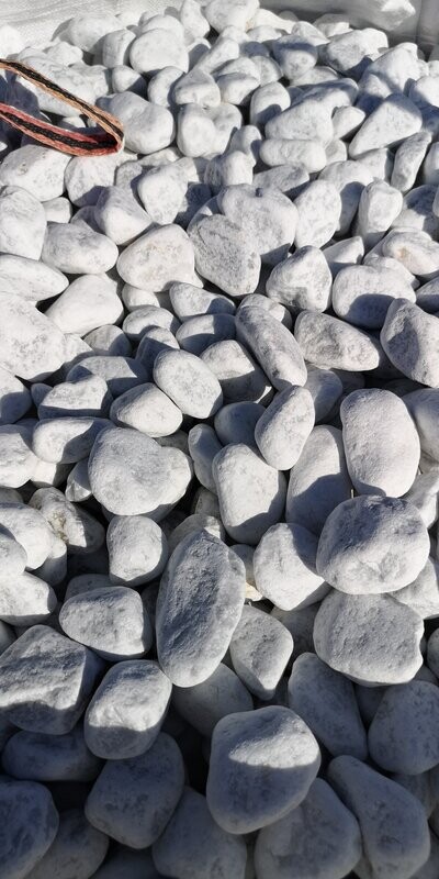 Galets de Marbre Blanc