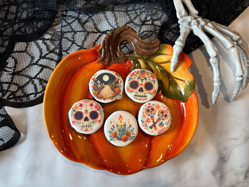 Dia de los Muertos Mini Sugar Cookie Travel Cup Set