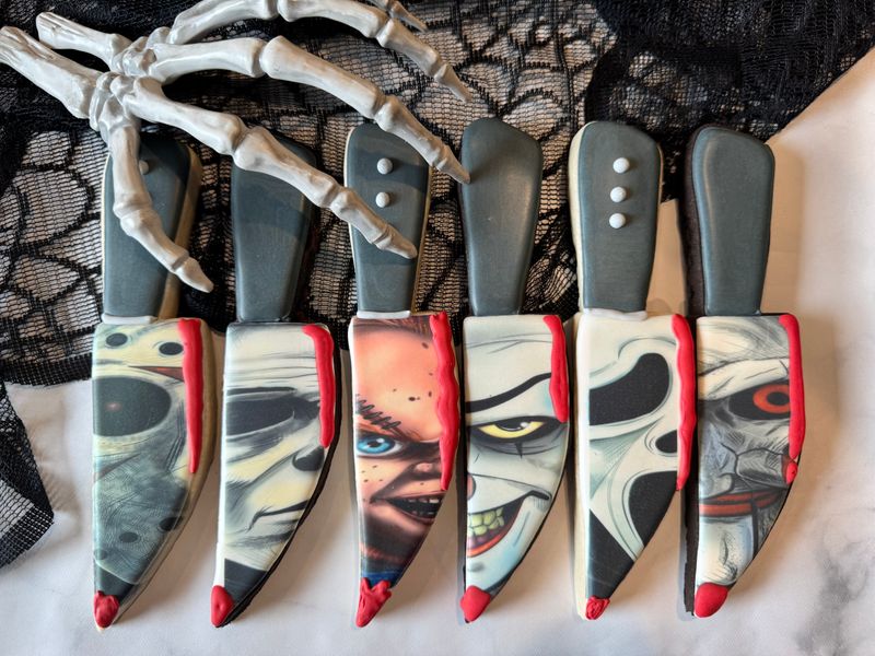 "Have a Killer Halloween" Sugar Cookie