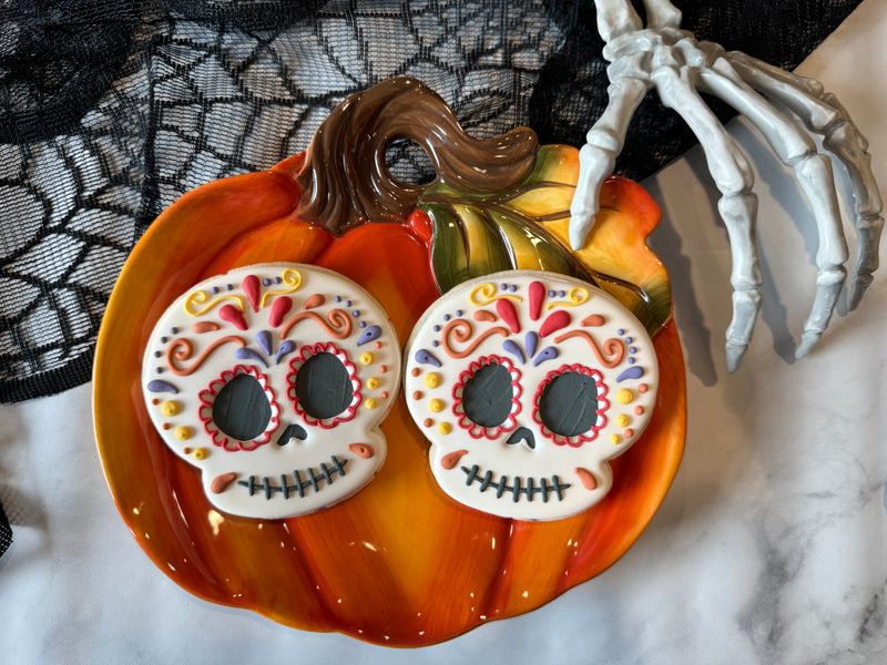 Calavera Skull Sugar Cookie