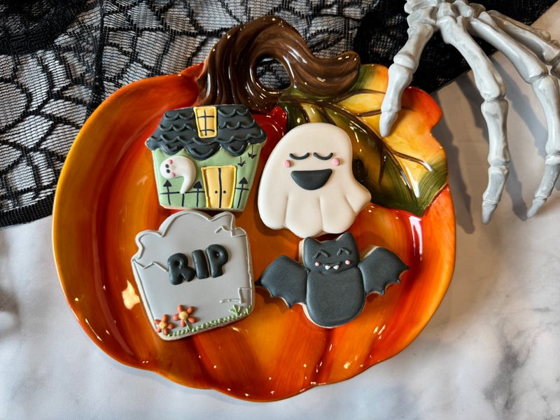 Haunted House Mini Sugar Cookie Travel Cup Set