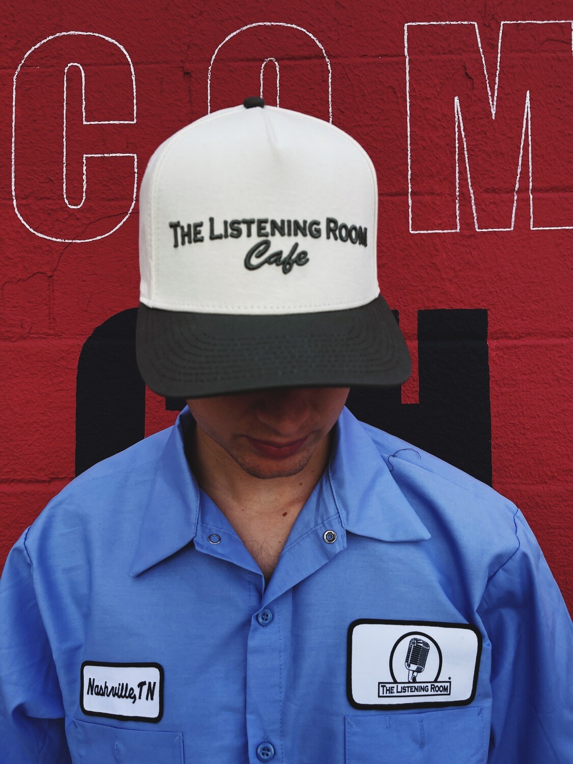 Cream and Olive Listening Room Hat
