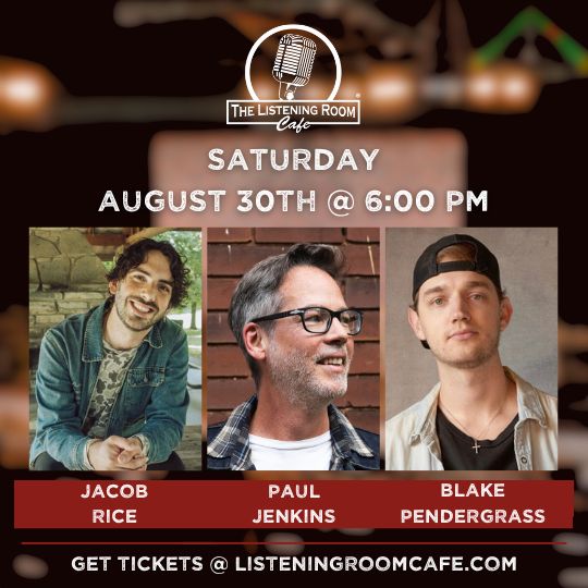 JACOB RICE, PAUL JENKINS, &amp; BLAKE PENDERGRASS